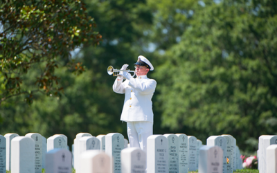 Man Learns to Play the Bugle for Military Funerals
