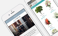 Frazer Consultants funeral home websites on smartphones